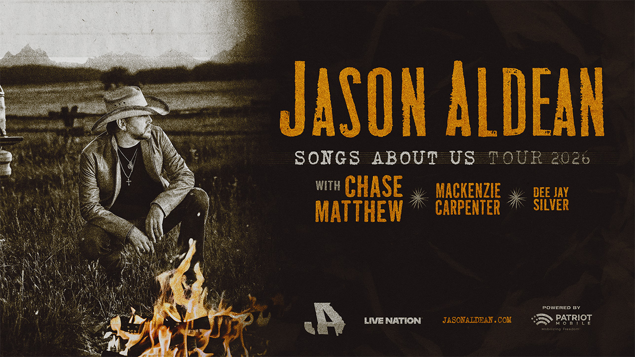 Jason Aldean Songs About Us Tour 2026 artwork